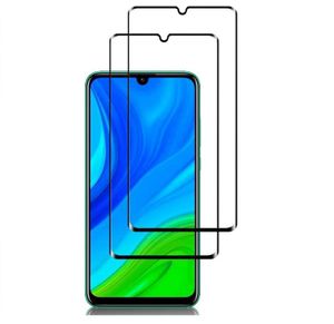 2 Pack Verre trempé + Pour Huawei P smart 2021 6.67" Étui à rabat