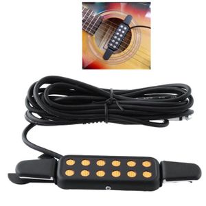 Homyl /à clipser Micro pour guitare classique acoustique Pr/éampli amplificateur Haut-parleur son trou