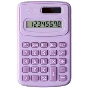 CALCULATRICE Lot De 3 Mini Calculatrices Scientifiques Portables B00721 Pour École Primaire (Violet)