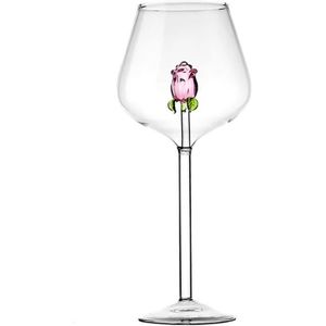 Verre À Vin Créatif De 280ml, Rose, Flamand Rose, Rouge, Pour
