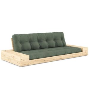 FUTON Canapé lit futon BASE pin massif couchage transver