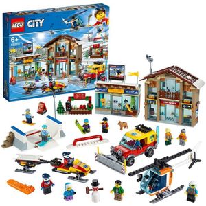 ASSEMBLAGE CONSTRUCTION Jeu de construction LEGO®-City La station de ski -