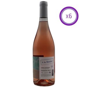 VIN ROSE Domaine René Sahonet - A la Fraîche - Côtes Catalanes - Rosé -  2021 - Lot de 6x75cl