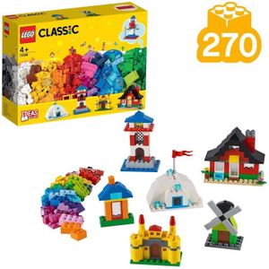 ASSEMBLAGE CONSTRUCTION Jeux de construction LEGO Classic Briques et maisons, Ensemble de construction, Jouets préscolaires pour enfants de 4 an 52808