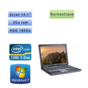 ORDINATEUR PORTABLE Dell Latitude D630 - Windows 7 - C2D 2Go 160Go - 1