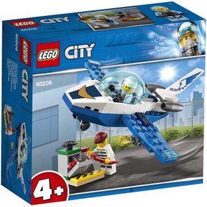 ASSEMBLAGE CONSTRUCTION LEGO City - Le jet de patrouille de la police - 60