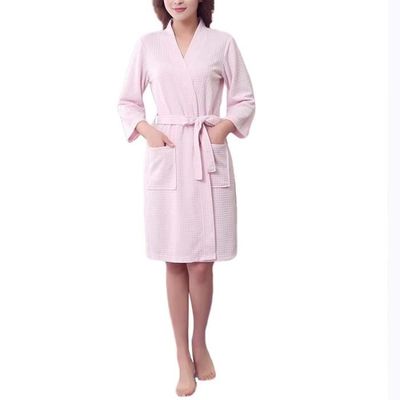 Peignoirs de Bain Femme Homme Robe de SPA Chambre en Coton Vetement de Nuit Leger Printemps Ete Sortie de Bain M Rose Cdiscount Maison