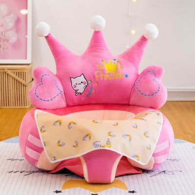 Cosiki Chaise pour Enfants, canapé Pliable en Peluche et éponge, Chat de Dessin animé Mignon pour la Lecture (3 Couches