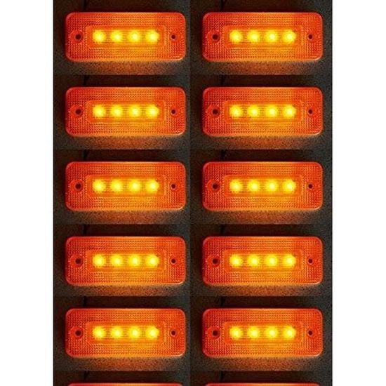 LED Petit Arrière 2x Feux 12V 24V Camion Cab Camionnette Camper Bus