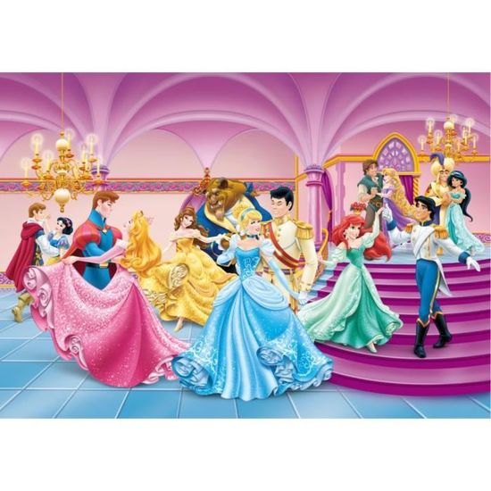 Papier peint Prince et Princesse Disney
