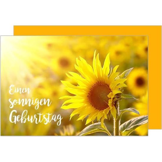 Carte D'anniversaire De Qualité Supérieure Avec Enveloppe, Carte De Vœux Billet Happy Birthday