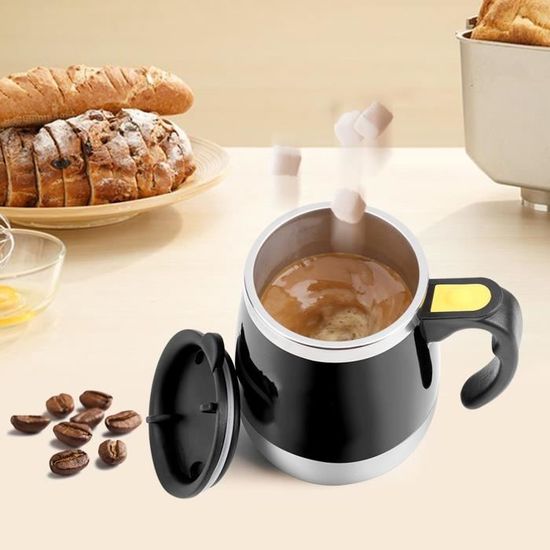Tasse à café réutilisable, tasse à café à agitation automatique