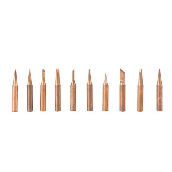 KS TOOLS 960.1160 Micro Set De Soudure 10 Pièces - Outil Professionnel Durable Et Précis En Noir
