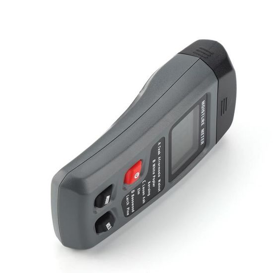 Testeur D'humidité Pour Bois Et Matériaux De Construction - Hygromètre Avec 2 Pointes - Mesure %MC De 5 à 60% - 4 échelles Bois