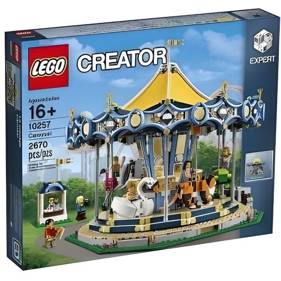 Jouet de construction - LEGO - Le manège - 2670 pièces - Adulte - Garçon - 16 ans
