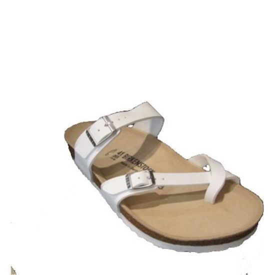 Sandales Birkenstock Mayari Femme Blanc Dessus Synth tique