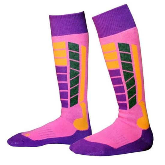 Chaussettes De Ski Thermiques En Laine - Taille L (39-43), Pour Homme Et Femme, Activités Hivernales - 6