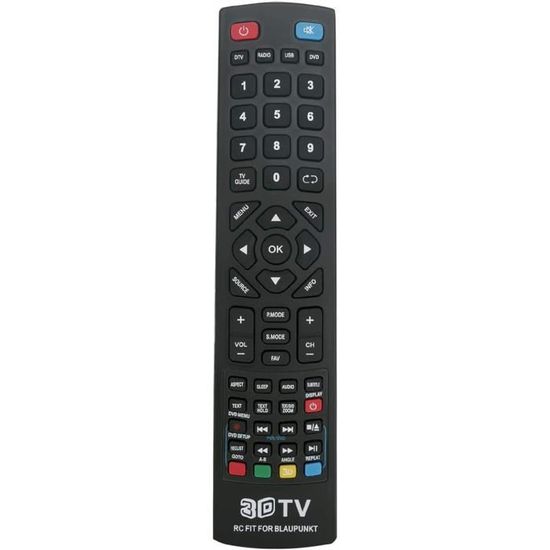 Télécommande Rechange Pour Blaupunkt 3D Full Hd Smart Led 3D Freeview Télécommande Rechange Pour Blaupunkt 3D Full Hd Smart Led 3D Freeview