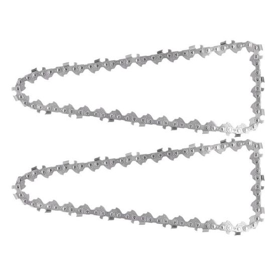 Chaîne Tronçonneuse 6 Pouces - 2 Pièces 36DL, Acier Allié, Pour Mini-tronçonneuse électrique - Coupe Bois, Jardinage