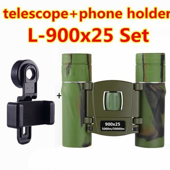 Jumelles portables Zoom, longue portée, lunettes spéciales