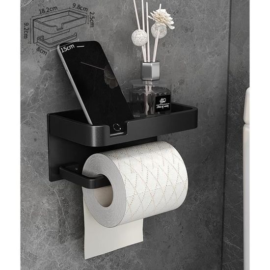 Serviteur Wc 3en1, Distributeur Papier Toilette, Brosse Wc Et Range Papier  Toilette, Universalo