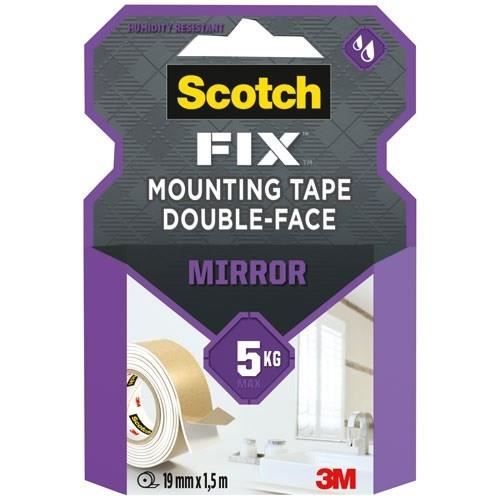 Double face miroir 3M 19 mm x 1.5 5 kg