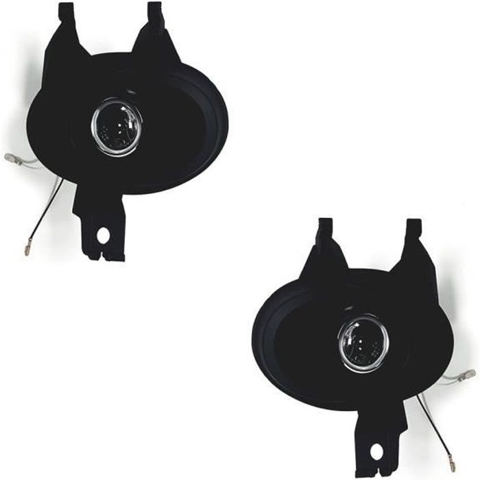 2 ANTIBROUILLARD A PROJECTEUR LENTICULAIRE POUR PEUGEOT 206 3/5 PORTES + CC + SW