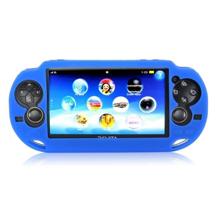 Etui de protection pour console PS Vita (bleu)