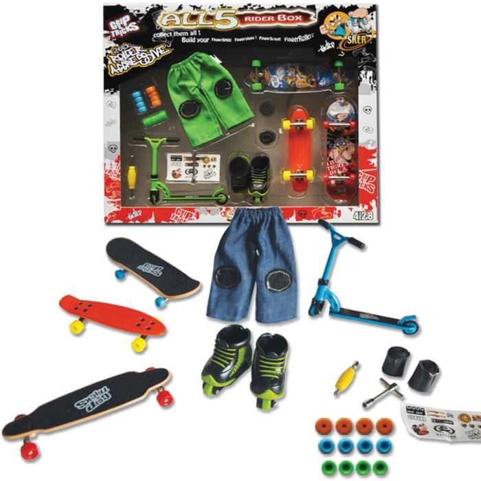 Fingers Skate Grip and Tricks : Coffret All 5 Riders