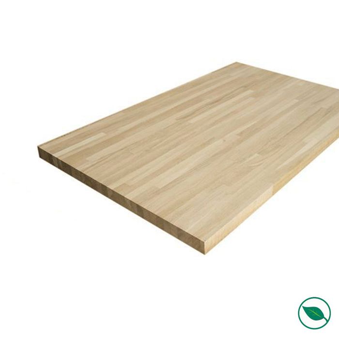 Plateau chêne massif abouté 1600 x 800 EP22MM - FSC 100%