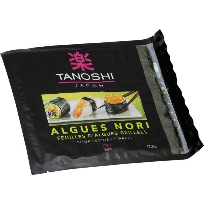 TANOSHI - Algues Nori 18G - Lot De 4