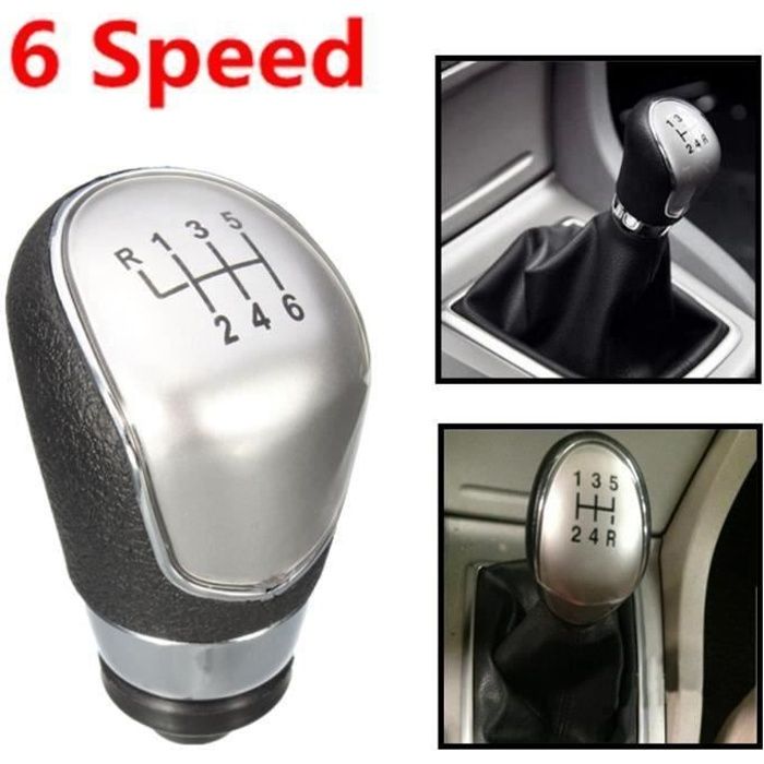 1pcs 6 LEVIER DE VITESSE POMMEAU POUR FORD FOCUS MONDEO KUGA GALAXY FIESTA TRANSIT Bo43759