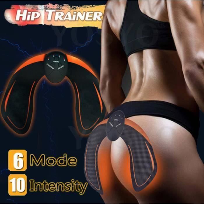 Appareil de Fesse, EMS Hips Trainer Smart Appareil de Fesse Massage pour Aider à Façonner Le Muscle et à Sculpter Les Courbes et Raf