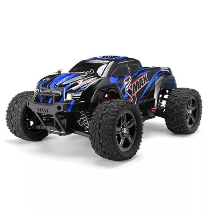 Voiture SMAX RC REMO 1631 1-16 2.4G 4WD brossée Monster Truck blue