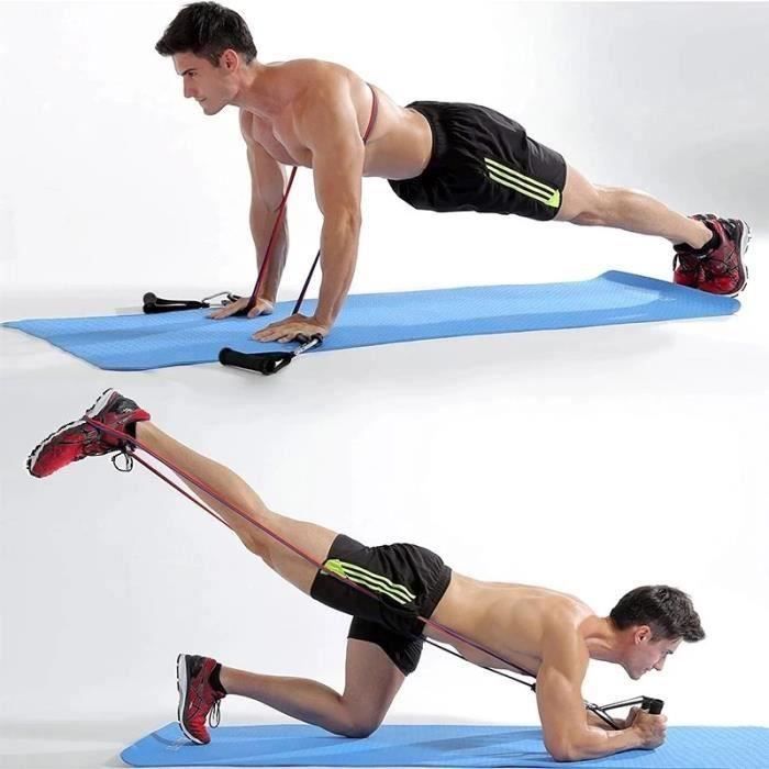 11 pièces/ensemble de bandes de résistance de yoga, équipement de fitness, cordes élastiques d'exercice, muscles du dos à la maison