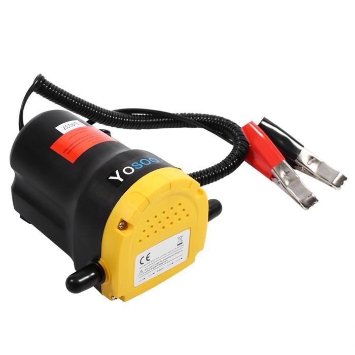 Pompe vidange d'huile aspiration électrique d'extracteur de transfert pour bateau de moto de voiture 12V-60W-5A HB069