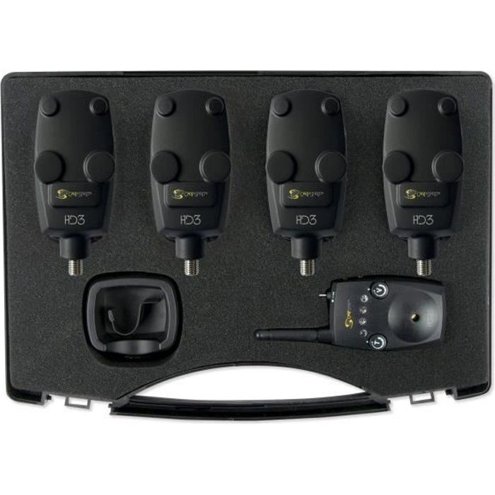 Coffret détecteur Carp Spirit hd3 - noir - TU