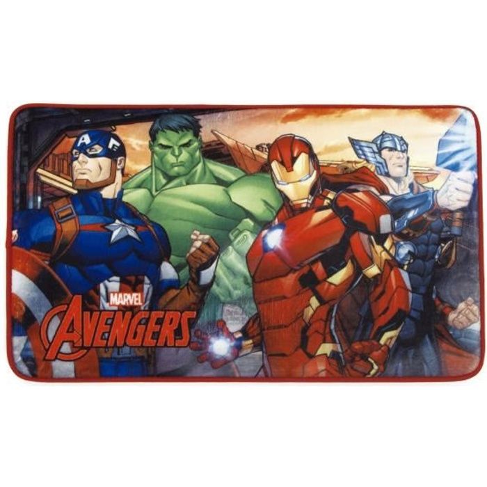 MARVEL Tapis de Sol Avengers Pour Enfant - 45x75 cm