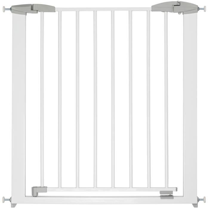 ib style® YAEL Barrière de sécurité |87 - 95,5 cm | Porte ou escalier | Barrière de serrage | Sans perçage