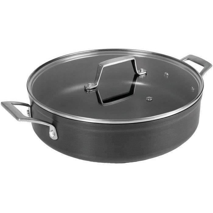 LACOR Sautoir 28 cm avec couvercle Anodized