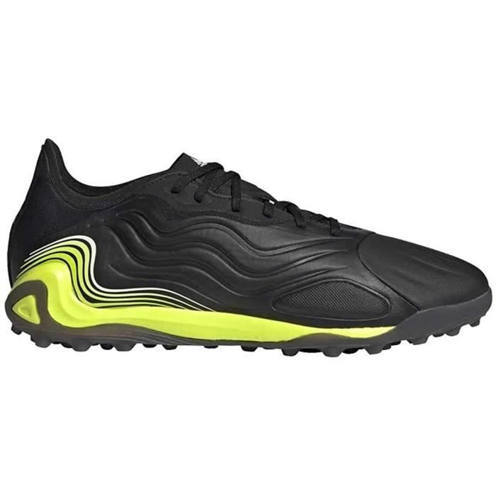 Adidas Copa Sense.1 Tf , Chaussures De Football Homme, Noir, Blanc, Jaune (Negbás Ftwbla Amasol), 40 Eu