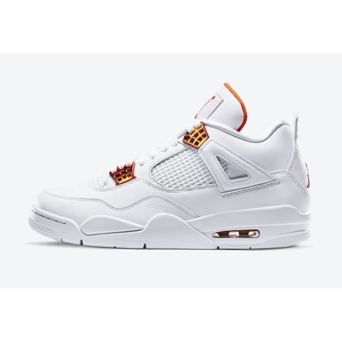 Air Jordan 4 High Top Trainers Homme et Femme Basket Sneakers