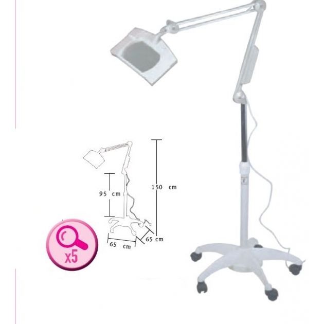 lampe loupe apollo x 5 avec pied nancy beaute