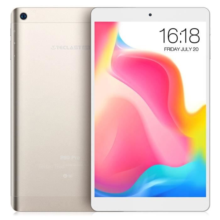 OHP Teclast P80 Pro Tablette PC 8.0 pouces Android 7.0 MTK8163 1.3GHz 3GB RAM 16GB K