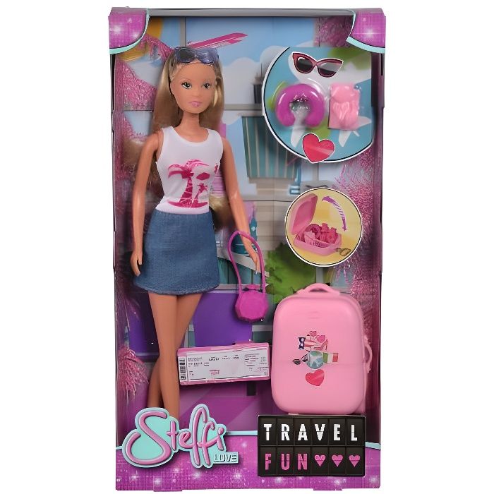 SIMBA Steffi Love En Voyage + Accessoires