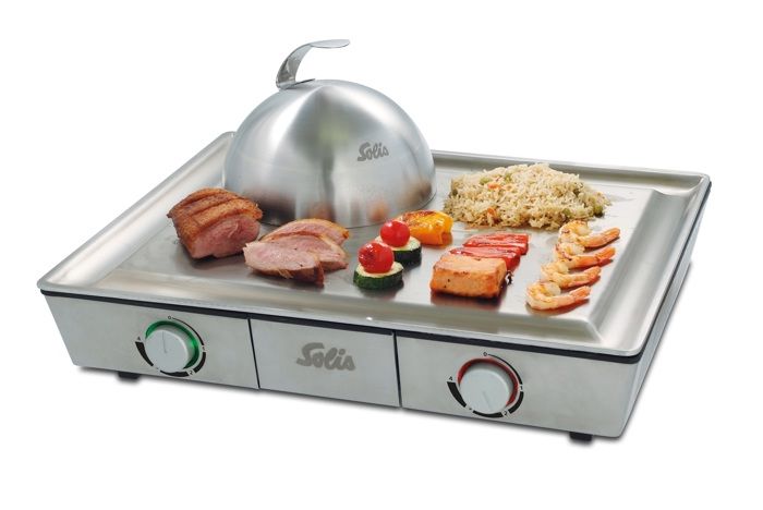 Plancha Electrique - Grill Electrique - Teppanyaki - Convient à 8 personnes - 2000W - Teppanyaki@Home 795 Solis