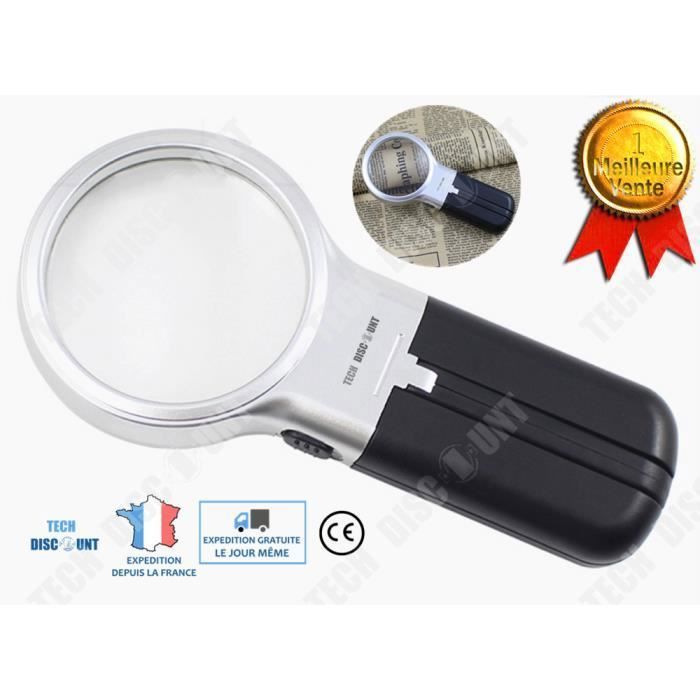 TD® loupe eclairante sur pied main libre broderie esthétique bijoutier sans lentille lecture enfant horloger de poche professionnel