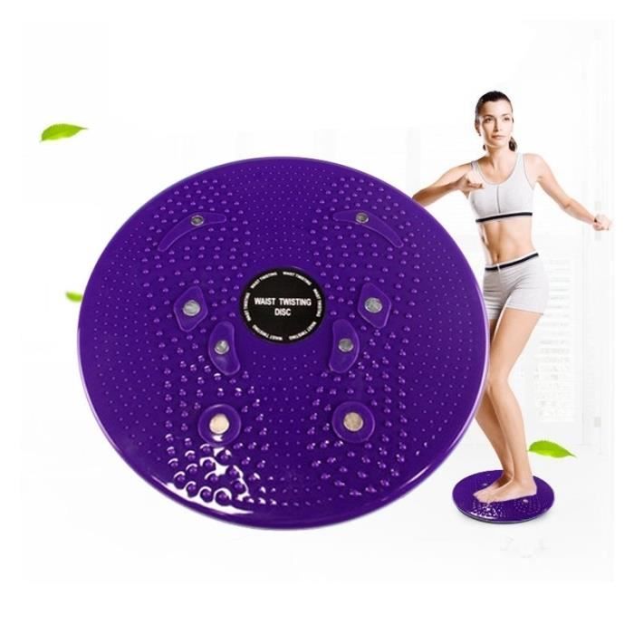 Articles de sport Fitness exercice aérobie aimant tortillant taille disque Twist Conseil Taille: 25 * 3cm Violet