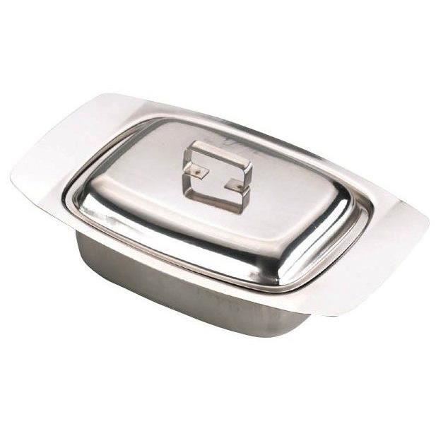 plateau beurrier avec couvercle en acier inoxydable détenteur beurre