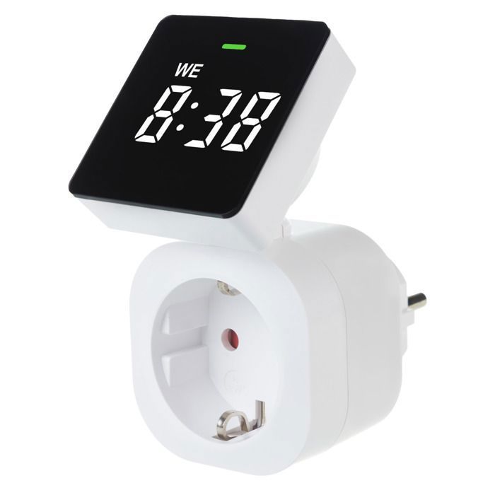 Prise Thermostat Numérique Avec Minuterie Pour Terrarium Serre
